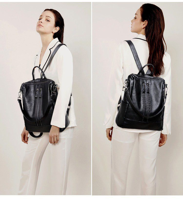 Women Soft Leather Backpack Sc - огляд і ціна Mini Backpack Purse