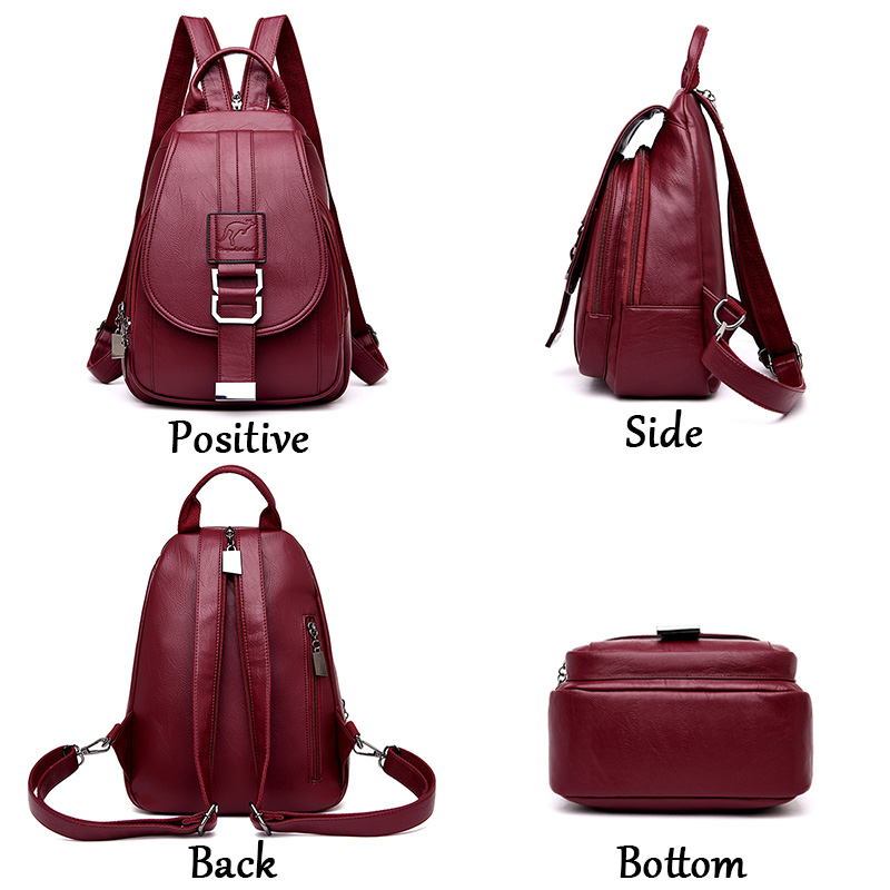 HOT 6 Color Women Backpacks Wo - огляд і ціна Leather Backpack Vintage